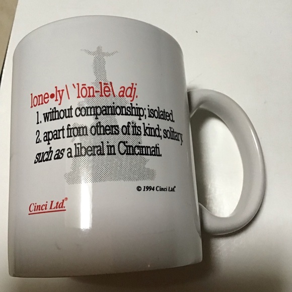 1994 A Liberal In Cincinnati Ohio Definition Funny Mug - Picture 2 of 7
